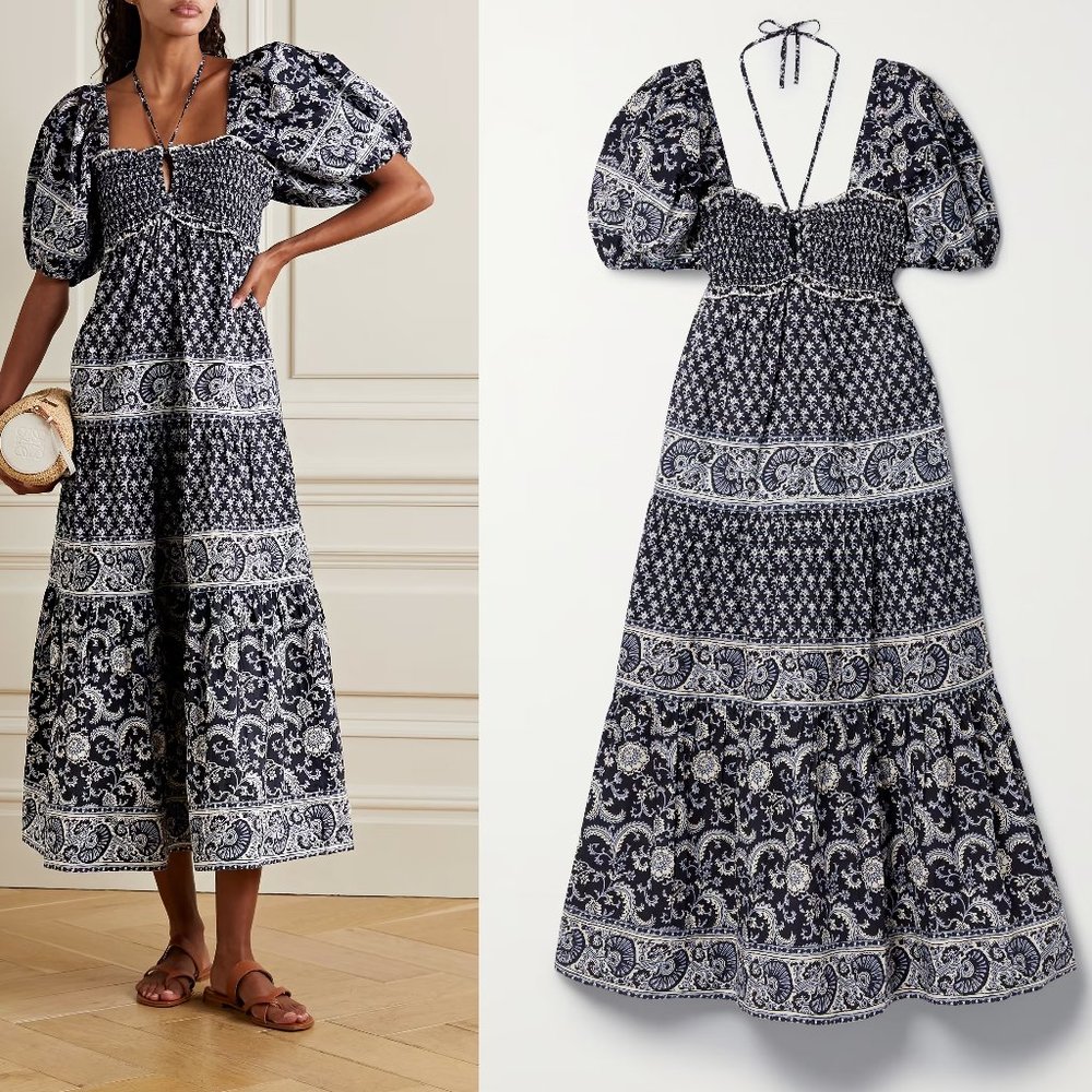 Sea NY Jasper Tiered Maxi Dress